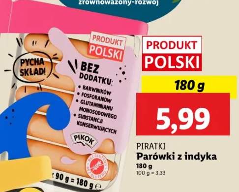 parówki z indyka