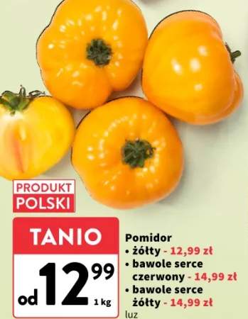 pomidory żółte