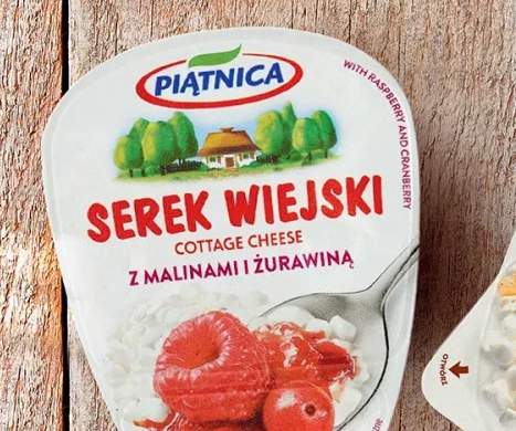 serek wiejski z owocami