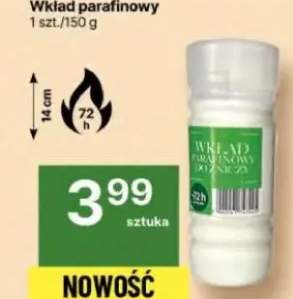 wkład parafinowy do znicza