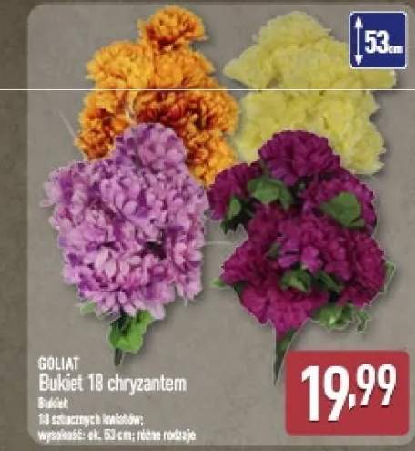 chryzantema sztuczna