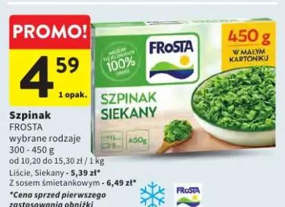 szpinak mrożony