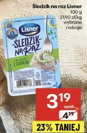 śledzik na raz