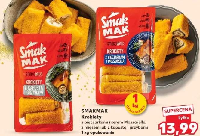 krokiety z pieczarkami