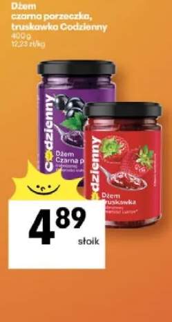 Dżem czarnej porzeczki, truskawka