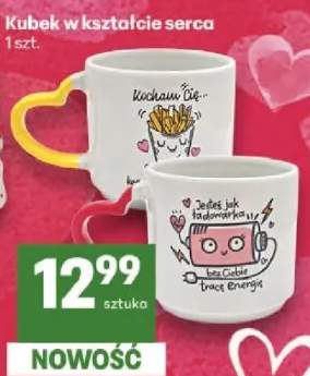 Kubek w kształcie serca