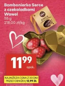 Bombonierka Serce z czekoladkami