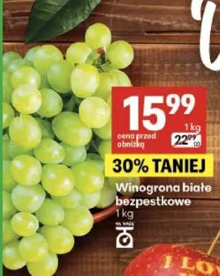 Winogrona białe bezpestkowe