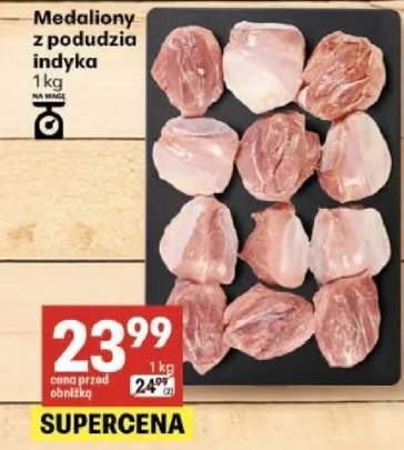 Medaliony z podudzia indyka