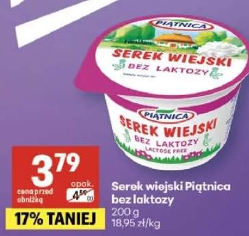 Serek wiejski bez laktozy