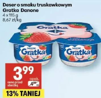 Deser o smaku truskawkowym