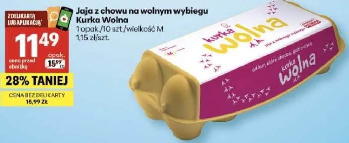 Jaja z chowu na wolnym wybiegu
