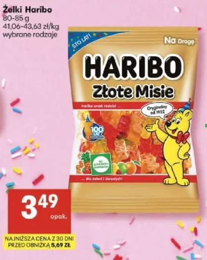 Żelki Złote Misie