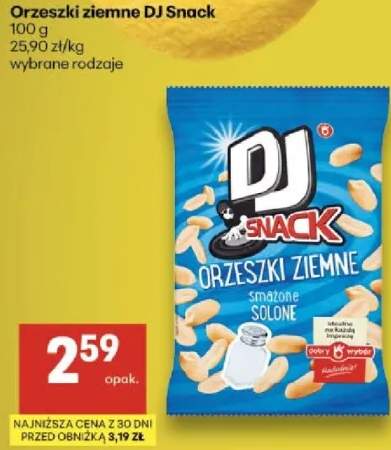 Orzeszki ziemne smakołki solone