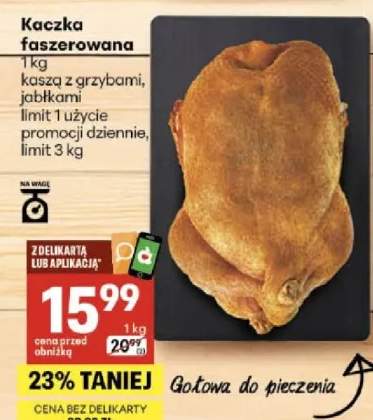 Kaczka faszerowana kaszą z grzybami, jabłkami