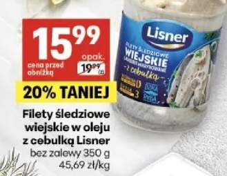 Filety śledziowe wiejskie w oleju z cebulką bez zalewu