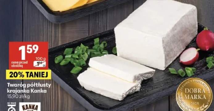 Twaróg półtłusty krajanka