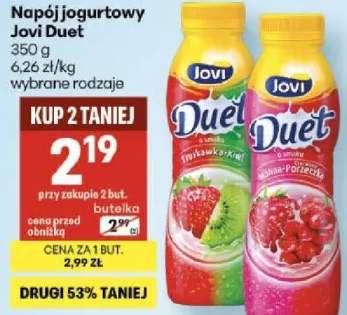 Napój jogurtowy wybrane rodzaje