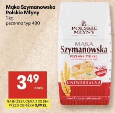 Mąka Szymanowska Polskie Młyny, pszenna typ 480