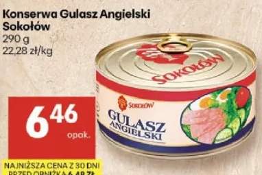 Konserwa Gulasz Angielski Sokołów