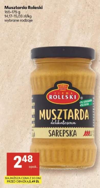 Musztarda delikatesowa sarepska