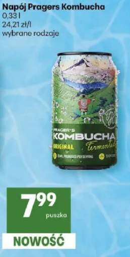 Napój Pragers Kombucha Original