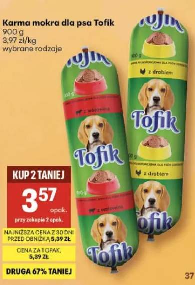 Karma mokra dla psa wybrane rodzaje