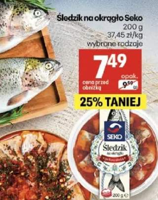 Śledź na okrągło