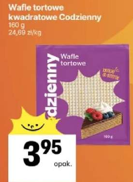 Wafle tortowe kwadratowe