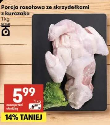 Porcja rosołowa ze skrzydełkami z kurczaka