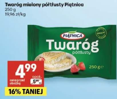 Twaróg mielony półtłusty