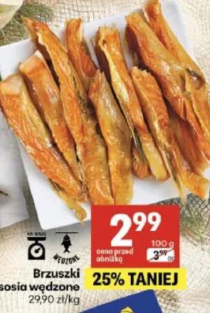 Brzuszki z łososia wędzone