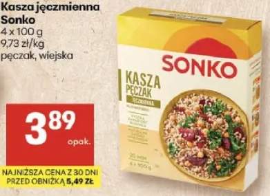 Kasza jęczmienna pęczak, wiejska