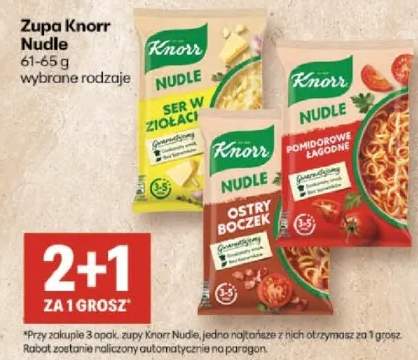 Zupa Nudle wybrane rodzaje