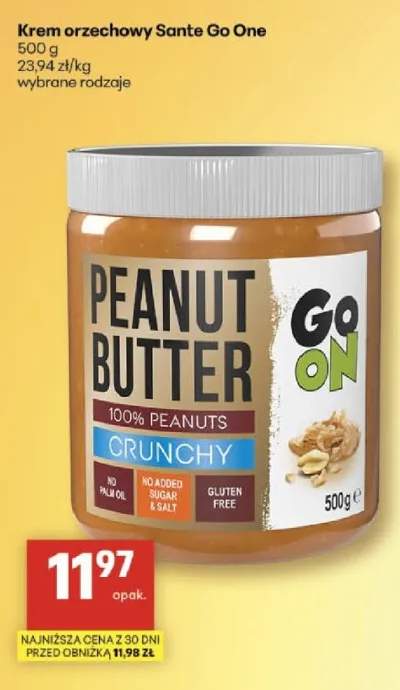 Krem orzechowy crunchy wybrane rodzaje