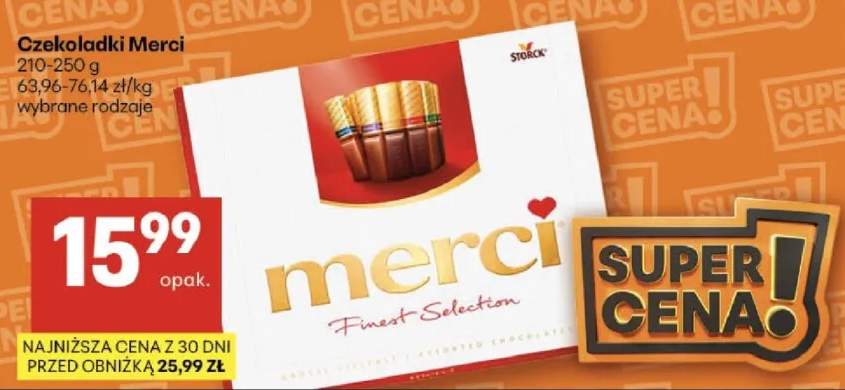 Czekoladki Merci Finest Selection wybrane rodzaje