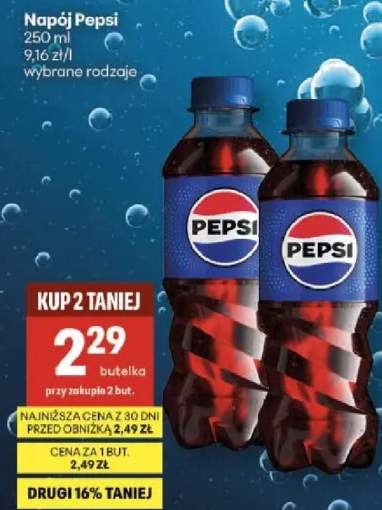 Napój Pepsi wybrane rodzaje