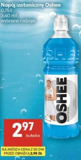 Napój izotoniczny Oshee wybrane rodzaje