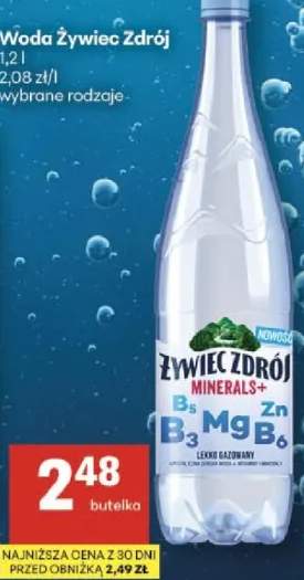 Woda Żywiec Zdrój wybrane rodzaje