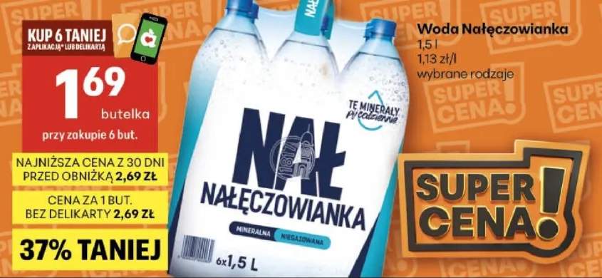 Woda Nałęczowianka wybrane rodzaje