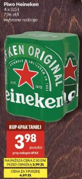 Piwo Heineken wybrane rodzaje
