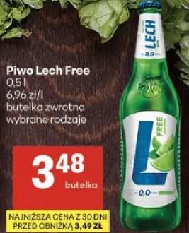 Piwo Lech Free butelka zwrotna wybrane rodzaje