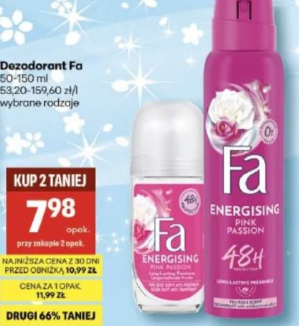 Dezodorant Energising Pink Passion