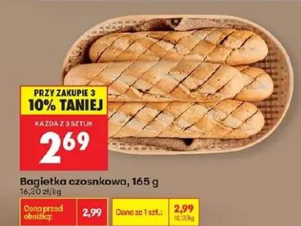 bagietka z masłem czosnkowym