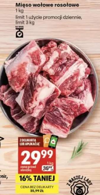 Mięso wołowe rosołowe