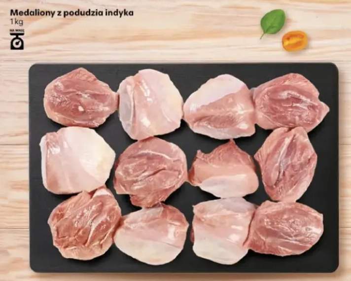 Medaliony z podudzia indyka