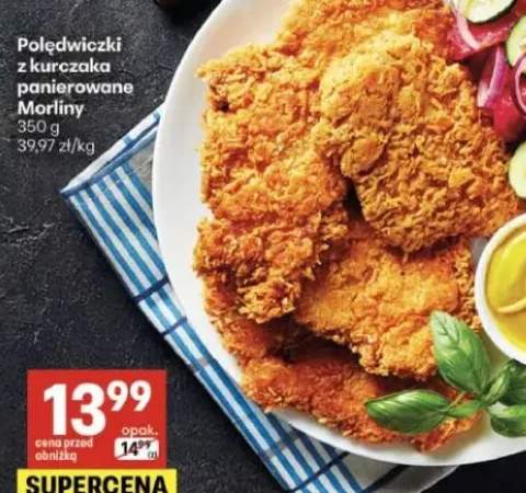 Polędwiczki z kurczaka panierowane