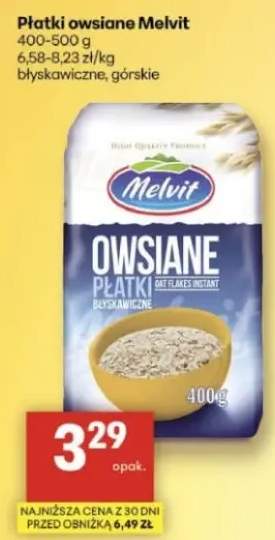 Płatki owsiane błyskawiczne, górskie