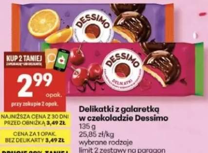 Delikatki z galaretką w czekoladzie Dessimo
