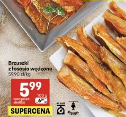 Brzuszki z łososia wędzone